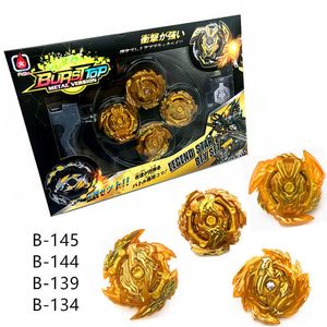 Nya 4PC / set Beyblade Arena Stadium Metal Fusion 4D Battle Metal Top Fury Masters Launcher Grip Children Jul Toy X0528