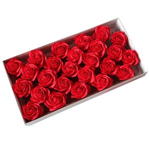Wedding Decorations 25pcs/Box Handmade Rose Soap Artificial Dried Flowers Mothers Day Valentines Gift Decorative Flowers & Wreaths