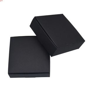 5.8*5.6*2cm Black Retro Kraft Paper Box Retail Delicate Gift Candy Decorative Package Small Handmade Soap Pack Aircraft Boxhigh quatity