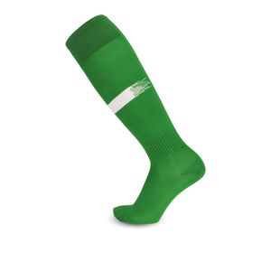 Hjälp Matchträning Bra hjälpar Stripe Pattern Socks Tunna vuxna och barns andningsbara platta nålsport Långt rör över knäfotboll Fotbollstrumpor