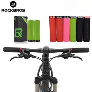 ROCKBROS Bike Handlebars MTB Sponge Handlebar Grips Anti-skid Shock-absorbing Soft Bicycle Grip Ultralight Cycling Accessories on Sale
