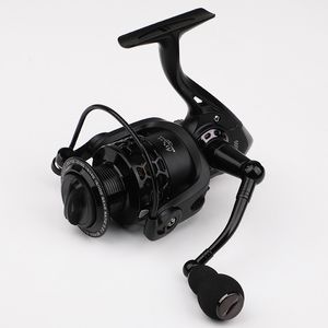 BE1000-7000 Fishing Reel 12 Ball Bearings Hollow-out Spinning Reel Fishing Tackle Lure with Exchangeable Handle +B 21 Z2