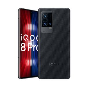 Original Vivo IQOO 8 Pro 5G Telefone Móvel 8GB RAM 256GB ROM Snapdragon 888 Plus 50.0mp AF OTG NFC Android 6.78 