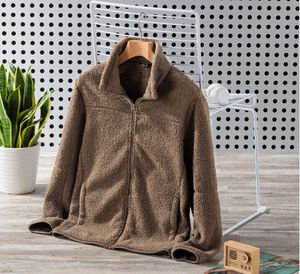 2021新しい秋/冬のブランドメンズジャケット標識極遊離フリースジャケットファッションソフトフリースの暖かいコート屋外