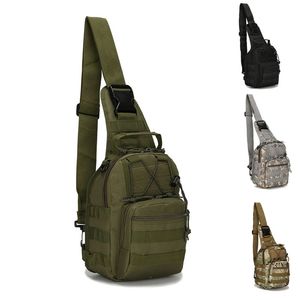 Outdoor Military Shoulder Bag Tactical Molle Backpack Fishing Hiking Camping Hunting Daypack Sport Climbing Camouflage Backpack 211224