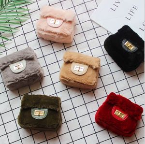 Babyhandtasche Plüsch Mode Mini Mädchen Accessoires Tasche Koreanische Geldbörse Kindertaschen guter Verkauf