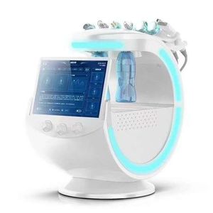 Ultima Smart Ice Blue Hydro Facial Hydradermabrasion Water Oxygen Jet Peeling Macchina per salone di bellezza con analisi della pelle Monitoraggio del rilevamento Cavitazione ionica RF