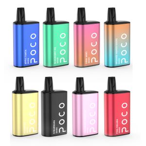 Original Poco BM4000 Mesh Coil 4000 puffs Disposable Vape Pen Eletronic Cigarette Rechargeable Airflow 12ML 8 Flavors Device Newest Vapor pen