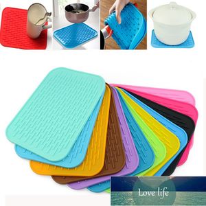 Retângulo Silicone Tabela Placemat Resistente ao Calor Secor de Segura Loucão Mat Pratos Coasta Coasta Coasta Acessórios