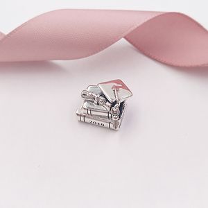 925 Sterling Silver alt jewelry making kit pandora Cap Book Scroll DIY charm beaded bracelets mothers day girlfriend gifts for wife women chain set bead bangle 798034