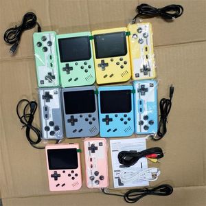Handheld Macaron Game Console 500 800 in 1 Retro TV Video Game player 8 Bit 3.0 Inch Colorful LCD Support Two Players for Kids Gift