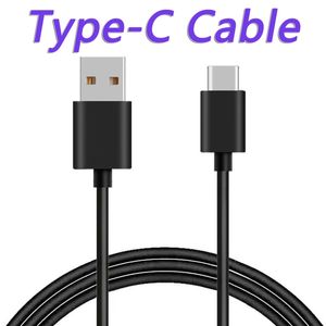 Högkvalitativ USB-typ C Kabel Male Data Synkronisering 3FT / 1M Svart Vit för Samsung Not 9 8 S10 S9 S8 Alla Smartphones