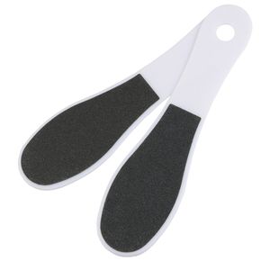 50pcs/lot double side plastic white foot rasp New style feet file filer grater callus remover pedicure