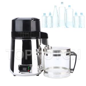 4L 750W Stainless Steel 110V Home Pure Water Distiller Filter Machine