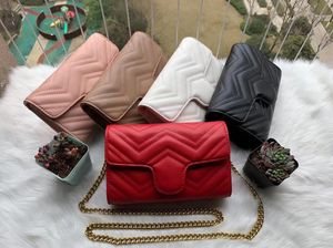 2023 High Qulity Classic Designer Womens Handväskor Kedja Damer Composite Tote Pu Leather Clutch Shoulder Bags Kvinnlig handväska med plånbok