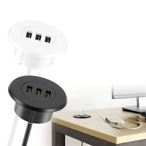 Office Desktop Charger cm Grommet Hole In Desk Mounting Ports USB Hub For Laptop PC Computer Charging Cable Line Cord