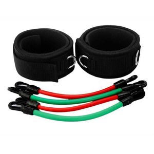 6 Pçs / set perna coxa de látex resistência à banda ginásio yoga exercício forte tubo tube tubos tubos pilates workout fitness ferramentas H1026