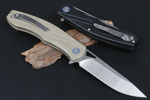 Nuovo coltello pieghevole Flipper colorato a 2 manici D2 Stone Wash + lama satinata Coltelli tascabili EDC con manico in G10