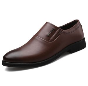 Men Leather Formal Business Shoes Male Office Work Flat Oxford Breathable Party Wedding Anniversary Shoe Plus Size 38-48