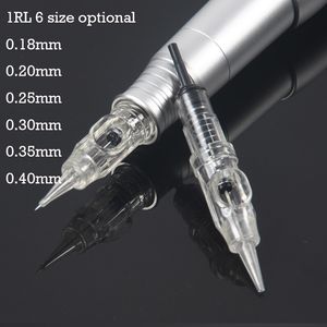 Permanent Makeup Cartridge Needles Disposable Easy Click Bayonet Tattoo Gun 1RL/3RL/5RL Needle For Eyebrow/Lips/Eyeliner MachineScouts