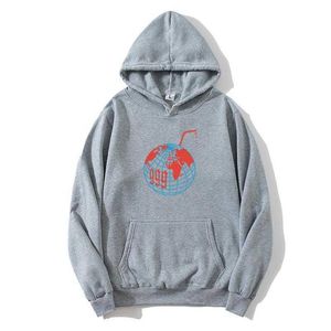 Erkek Hoodies Sweatshirts 2023 Mavi Siyah Beyaz Kırmızı Sweatshirt Suyu Wrld Tuzağı Rap Gökkuşağı Külotları Harajuku Hip Hop Gündelik Hoodie Fleece