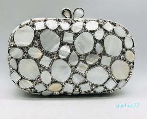 Designer-Evening Torby Kobiety Crystal Prom Clutch Torebka Luxury Green Diamond Torba 2021 Est Chain Sprzęgła Prezent