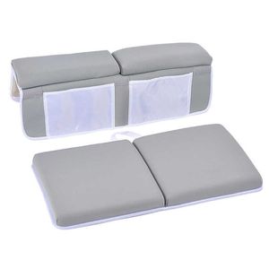 Kinder Badematte Bad Kneeler Rest Pad Set Ellenbogenstütze Knie kniend Badewanne Arm 210724