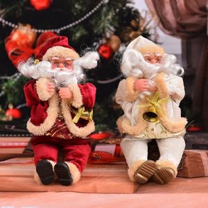Wholesale stuff for desk for sale - Group buy Christmas Decorations cm Santa Claus Sitting Doll House Gift Toys Flannel Window Desk Stuff A