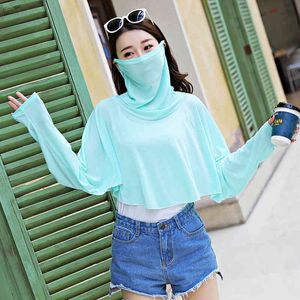 Lady Summer Sun Protection Mask Body Suit Bike Drive Scarf Ultraviolet Multi-functional Sunshade Clothing Shawl B9760