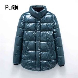 Pudi Qy802 Casual Parkas Frauen Frühling Winter Klassiker Madam Jackets Mantel Mocke Jasper Plus Size Water Repellent 210819