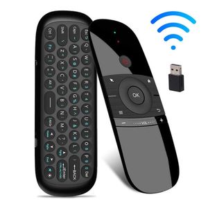 W1 Fly Air Mouse Wireless Keyboard Mouse 2.4G Rechargeble Mini Remote Control For Smart Android TV Box Mini Pc