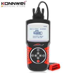 Konnwei KW820 Automotive Scanner Multi-Languages OBDII EOBD Diagnostic Tool Car Errors Code Reader診断スキャナーのスペイン語