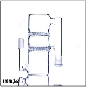 14 Glass Ash Catcher di alta qualità narghilè nido d'ape a nido d'ape e turbina per tubi dell'acqua Bong