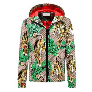 Herren Hoodie Jacken Mäntel Klassischer Druck Männliche Oberbekleidung Jacke Mode Lässig Männer Mantel Streetwear Mit Label