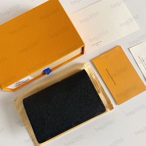 Kompakter Taschen-Organizer M60502 Herren Damen Kartenhalter Designer Mode Kurz Luxus Mehrfach-Geldbörse Schlüsselmünze Kartenhalter Damier G271O