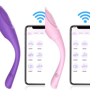 NXY Jaja Wibratory Bluetooth Dla Kobiet Bezprzewodowa aplikacja Pilot zdalnego sterowania Dildo Wibrator Kobiet Długół Dystans Wibracyjny Egg Sex Zabawki 1124