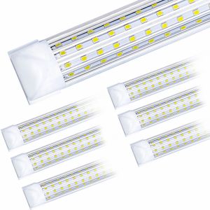 20PCS, 4ft 5ft 6ft 8ft LED Tube Light Tubi LED integrati a forma di u 4 5 6 8 ft luci LED per congelatore per porte di raffreddamento