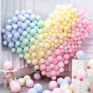 10 inç kuyruk macaron pastel balon bebek duş sevgililer günü dekorasyon mutlu doğum günü dekorasyon kemer balonlar