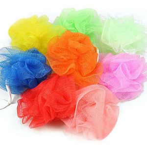 Multicolour Bath Ball Dusch Kroppsbubbla Exfoliate Puff Sponge Mesh Net Ball Rengöring Badrum Tillbehör Hemleveranser