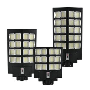 1000W 800W 600W LED Solar Street Lights Pil Güç Lambaları Açık Mekan Gür dümü, otopark, bahçe, garaj ve bahçe için hareket sensörü ile şafak.