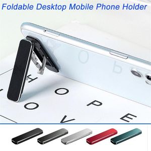 Uchwyty do montażu telefonów komórkowych Uniwersalne mini Mobile Stand Stojak Aluminium Regulowany Kąt Back Sticked Socket Składany