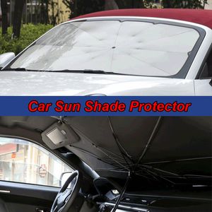 Bil solskugga beskyddare paraply parasoll auto frontfönster solskydd täcker interiör vindrutet skydd tillbehör tr0005