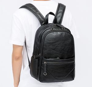 Masculino designer mochila couro escola moda bolsa à prova d 'água saco de viagem casual menino menina bookbag masculino