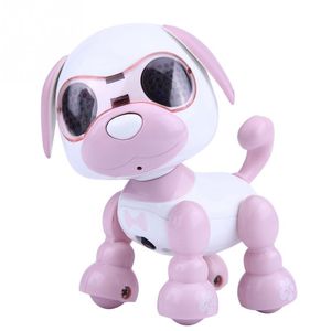 Kid Toy Child Robot Dog Djur leksak Interaktiv Smart Kids Robotic Pet Dog Walking LED Eyes Sound Puppy Record Educational Leksaker Present