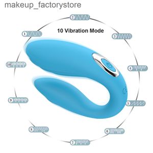 Massage Erotik U-Form Vibrator Paar Sexspielzeug für Erwachsene Frauen Weiblich Fernbedienung Vagina Masturbator G-Punkt Klitoris Klitoris-Massagegerät