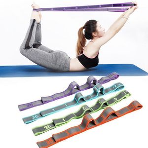 Fasce di resistenza Ginnastica professionale Ragazza per adulti Allenamento latino Pilates Yoga Stretch Fitness Elastico Tension Band Sport1