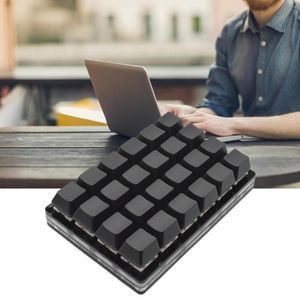 Keyboards Black 24-key Keypad Mechanical Keyboard Custom Shortcut Keys Programmable Hardware Macro Auto Click On SayoDevice