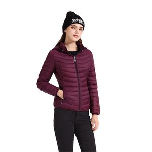Santelon Kış Kadın Sıcak Yastıklı Ceket Ceket İnce Kısa Parka Açık Giysileri Ultralight Spor Dış Giyim Bir Çanta Taşınabilir Mağaza 211007
