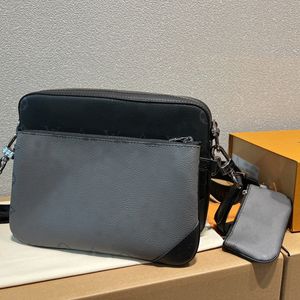 فرنسا العلامة التجارية الكلاسيكية الثلاثي حقائب crossbody جودة عالية جلد طبيعي القديم حقائب الكتف زهرة حقيبة يد الأزياء الأكثر مبيعا حقائب اليد الفاخرة رسول حقيبة