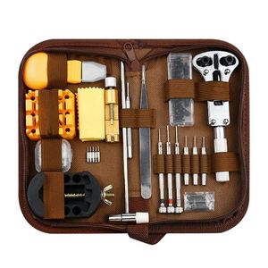 Reparationsverktyg Kit 168PCs Watch Kit Verktygslänk Pin Remover Opener Case Spring Bar Pry Skruvmejsel Klocka Set WatchMaker